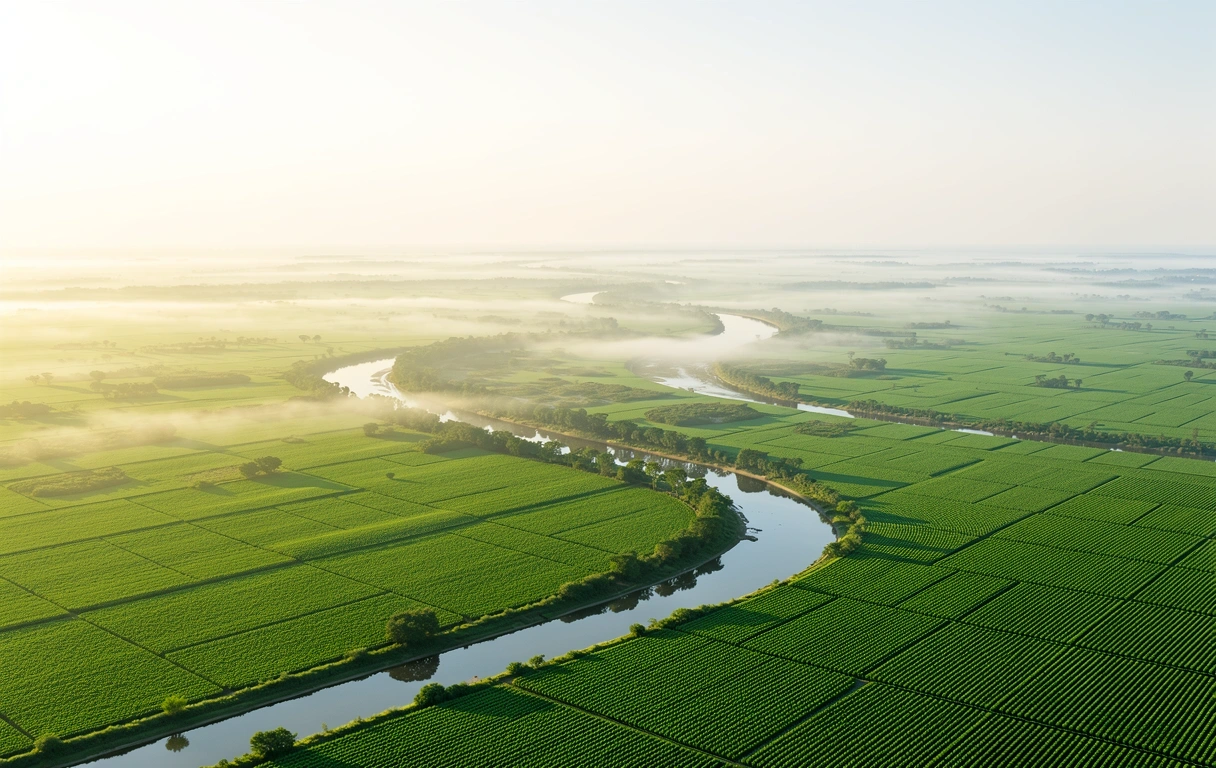 Mekong Delta landscape